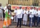 मर्डे ग्रामपंचायतीच्या वतीने गावातील माजी सैनिक, खेळाडू व गुणवंत विद्यार्थ्यांचा सत्कार.