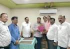 पालकमंत्री रवींद्र चव्हाण यांची मालवण माजी नगराध्यक्ष महेश कांदळगावकर यांनी घेतली भेट.
