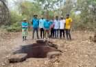 दुर्ग मावळा प्रतिष्ठान आणि चाफेड ग्रामस्थांच्या वतीने दुर्गाचा डोंगर येथे राबविण्यात आली स्वच्छता मोहीम.