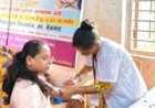 शिरगाव येथे मोफत आरोग्य शिबिराला उत्स्फूर्त प्रतिसाद.
