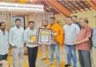 आदिनाराण देवस्थान तर्फे आमदार किरण सामंत यांचा सत्कार.