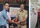 चित्रांच्या माध्यमातून नशा मुक्तीचा संदेश......निवती पोलिसांनी केले कौतुक