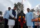 ओटवणे देऊळवाडीत शिवभक्तांचा चमत्कार.....एका रात्रीत उभारलेल्या शिवरायांच्या पुतळ्याचे आमदार राणे-केसरकरांच्या हस्ते दिमाखात अनावरण