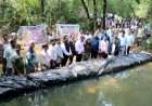 सिंधुदुर्ग जिल्हा वकील संघटनेचा पुढाकार.....वेताळ बांबर्डे येथे वनराई बंधारा उभारणी....जलसंधारणासाठी मुंबई उच्च न्यायालयाचे न्यायमूर्ती शैलेश ब्रह्मे यांचे श्रमदान