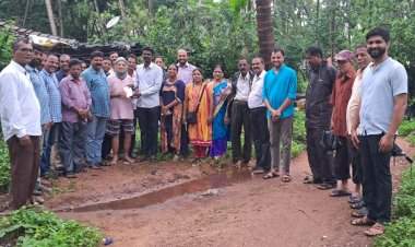 आरवली येथील कर्णेकर यांना वेंगुर्ला भाजप कडून आर्थिक मदतीचा हात.