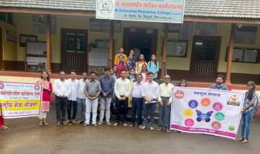 खर्डेकर महाविद्यालयात मतदान नोंदणी शिबिर संपन्न.