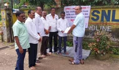 बीएसएनएल अधिकाऱ्यांच्या लेखी आश्वासनानंतर विजय देसाई यांचे उपोषण मागे.