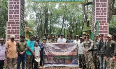 सावंतवाडी वन विभागा तर्फे नरेंद्र डोंगर येथे निसर्गभ्रमंती व पर्यावरण संवर्धन कार्यशाळा संपन्न.