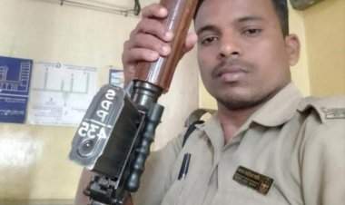 होमगार्ड संदिप जाधव यांच्यावर आनंदवाडी येथे शासकीय इतमामात अंत्यसंस्कार.