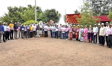 गोवा विधानसभा आमदार उल्हास तुयेकर यांची  वेंगुर्ला नगरपरिषदेच्या विविध प्रकल्पांना भेट.