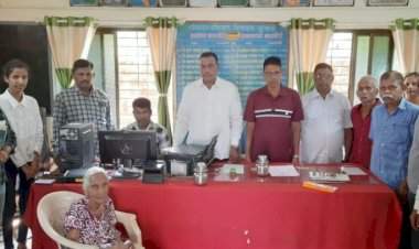 गोळवण येथे आधार कार्ड शिबिरास उत्स्फूर्त प्रतिसाद.