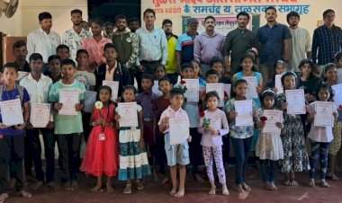 खुल्या चित्रकला स्पर्धेत दिक्षा, काशिनाथ, रुजुल अव्वल तर रंगभरण स्पर्धेत भूमी, भार्गवी प्रथम.  वेताळ प्रतिष्ठानच्या वतीने सलग १० व्या वर्षी स्पर्धेचे आयोजन.