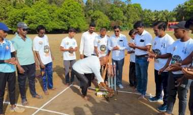 म्हापण येथे 'नमो चषक २०२४ ' स्पर्धेचे उद्घाटन.