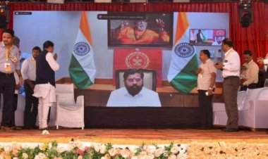 सावंतवाडी येथे आयोजित विज्ञान प्रदर्शनाचे मुख्यमंत्री एकनाथ शिंदे  यांच्या हस्ते उद्घाटन.