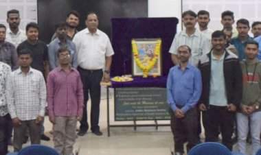 आरोग्य विज्ञान विद्यापीठात संत रविदास महाराज जयंती उत्साहात साजरी.