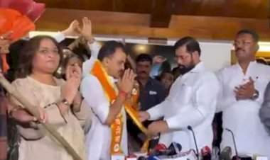 संजय निरुपम यांचा शिवसेना शिंदे गटात प्रवेश; काँग्रेसला धक्का.