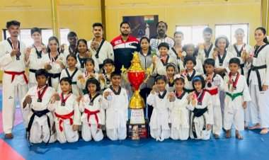 राज्यस्तरीय तायक्वांदो स्पर्धेत रत्नागिरीच्या तायक्वांदोपट्टूंनी केली पदकांची लयलुट.