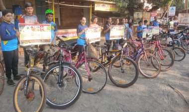 दापोलीत जागतिक सायकल दिन व पर्यावरण दिन सायकल फेरी काढून साजरा.