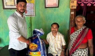 माजगाव येथील निराधार भगिनींना यशवर्धन राणे यांच्याकडून मदतीचा हात.