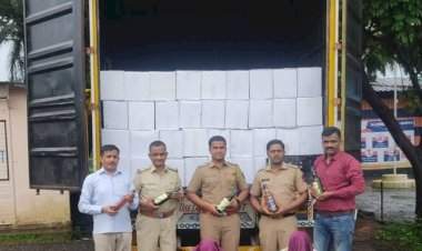 गोवा बनावटीच्या अवैध दारू वाहतूकीवर राज्य उत्पादन शुल्क विभागाची मोठी कारवाई.  एकूण ७० लाख १३ हजार २०० रुपयांचा मुद्देमाल जप्त; दोघे ताब्यात.