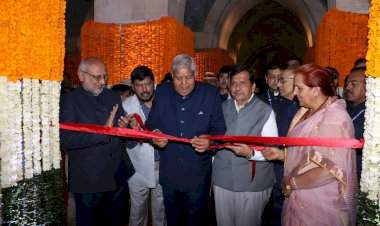 राज्यघटनेबाबत जागृतीसाठी संविधान मंदिर प्रेरणादायी : उपराष्ट्रपती जगदीप धनखड.   महाराष्ट्रातील ४३४ औद्योगिक प्रशिक्षण संस्थांमध्ये 'संविधान मंदिरांचे लोकार्पण.