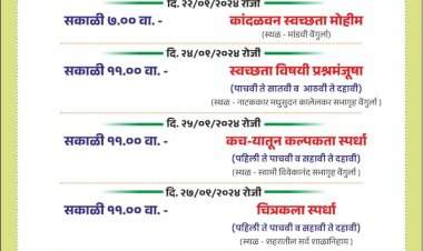 वेंगुर्ला येथे १४ सप्टेंबर ते २ ऑक्टोबर पर्यंत ‘स्वच्छता हि सेवा’ पंधरवडा निमित्ताने विविध कार्यक्रमांचे आयोजन.