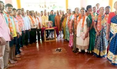 उभादांडा - कुर्लेवाडीतील मच्छिमारांचा भाजपा मध्ये प्रवेश.