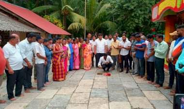 आमदार वैभव नाईक यांच्या माध्यमातून कोळंब-न्हिवे येथील श्री देव ब्राह्मण मंदिर सभामंडपासाठी १० लाख निधी मंजूर