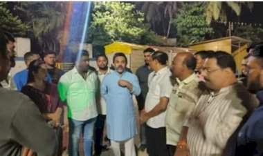 आमदार निलेश राणे यांनी मालवण शहराची केली पाहणी