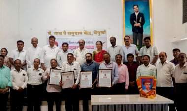 वेंगुर्त्याची पत्रकारिता निकोप आणि निर्भिड - जिल्हा बँक अध्यक्ष मनीष दळवी  तालुका पत्रकार संघाचा आदर्श पत्रकार पुरस्कार सोहळा संपन्न