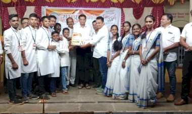 जिल्हास्तरीय 'वंदे मातरम्' स्पर्धेत माणगाव विद्यालय प्रथम  समर्पण फाऊंडेशन सिंधुदुर्ग संस्थेचे आयोजन.