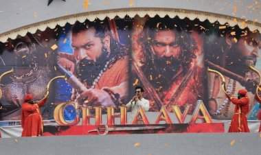 छावा सिनेमाच्या प्रमोशनसाठी अभिनेता विकी कौशल छत्रपती संभाजीनगरमध्ये