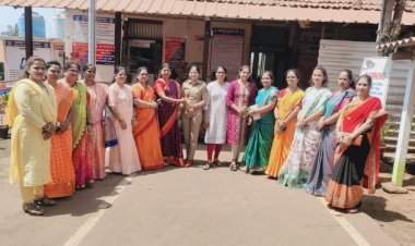 जागतिक महिला दिनानिमित्त महिला पोलिसांचा सन्मान