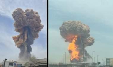 इराणच्या सर्वात अत्याधुनिक बंदरात शक्तिशाली स्फोट