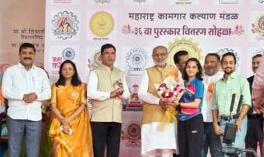 साळीस्ते येथील अंशिता ताम्हणकर हिचा राज्यपालांच्या हस्ते सन्मान