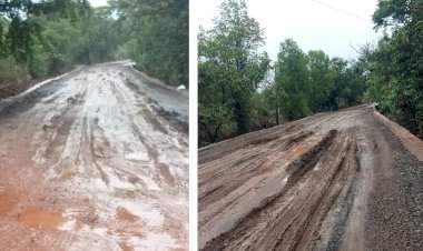 तरळा - पियाळी मार्ग फोंडा रस्त्याची सिमेंटिकरण किंवा डांबरीकरण करावे......सामाजिक कार्यकर्ते आशुतोष मुंडले यांची मागणी