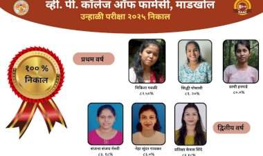 व्ही. पी. कॉलेज ऑफ फार्मसी माडखोलची विद्यार्थिनी निकिता गवळी जिल्ह्यात अव्वल