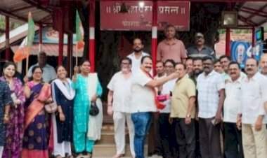 भाजपा प्रदेशाध्यक्षपदी रवींद्र चव्हाण यांच्या निवडीनंतर मालवणात जल्लोष