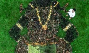 सावंतवाडी-माजगावात साकारली ४० फुटी भव्य विठ्ठल मूर्ती