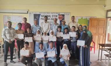 नॅशनल स्टेम चॅलेंजच्या जिल्हास्तरीय स्पर्धेत सोनुर्ली विद्यालय प्रथम.....मुंबई येथील विभाग स्पर्धेसाठी झाले सज्ज