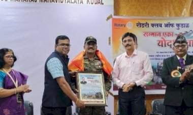 एनसीसी कॅडेट्स हे भारताचे भावी सैनिक.....भारतीय सैन्यदलातील एअर डिफेन्स युनिट प्रमूख सुभेदार मेजर संजय सावंत यांचे गौरवोद्गार