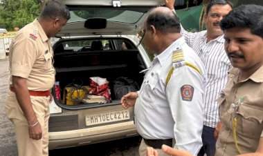 वाढत्या चोरीच्या घटनांमुळे बांदा पोलिसांची शहरात अचानक नाकाबंदी