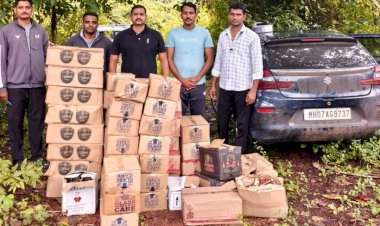 गोवा बनावटीची दारू वाहतूक प्रकरणी दोघांना अटक