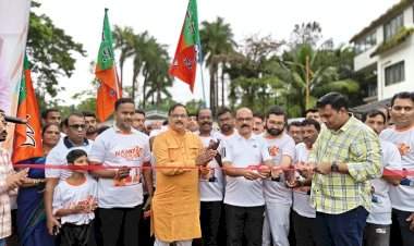 नमो युवा मॅरेथॉनला सावंतवाडीत उत्स्फूर्त प्रतिसाद......भाजप युवा मोर्चाच्या माध्यमातून आयोजन