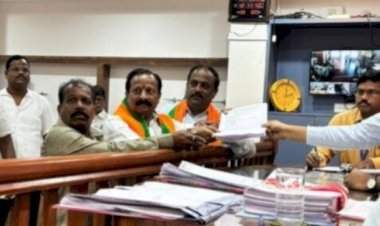 कणकवली नगरपंचायत नगराध्यक्ष पदासाठी समीर नलावडे यांचा उमेदवारी अर्ज भाजपकडून दाखल