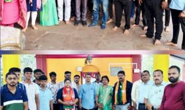 वेंगुर्ले नगरपरिषद निवडणूक......भाजपाच्या वतीने प्रभाग क्रमांक ३ व ४ मध्ये प्रचाराचा शुभारंभ