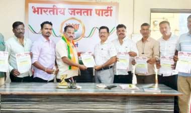 वेंगुर्ले नगरपरिषद निवडणूकीच्या प्रचारात भाजपा कामगार मोर्चा सहभागी