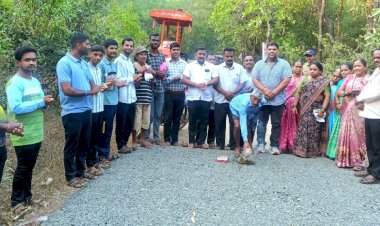 मांडकुली भोईवाडी-मळावाडी रस्त्यासाठी माजी आमदार  वैभव नाईक यांच्या माध्यमातून ५ लाखाचा निधी मंजूर....