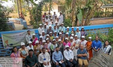 झाराप येथे वेंगुर्ला तालुक्यातील शेतकऱ्यांचे तीन दिवसीय निवासी प्रशिक्षण उत्साहात संपन्न