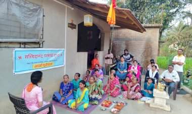 मळगाव येथे सच्चिदानंद परमार्थ ट्रस्टतर्फे 'आदर्श गुढीपाडवा' उपक्रम संपन्न